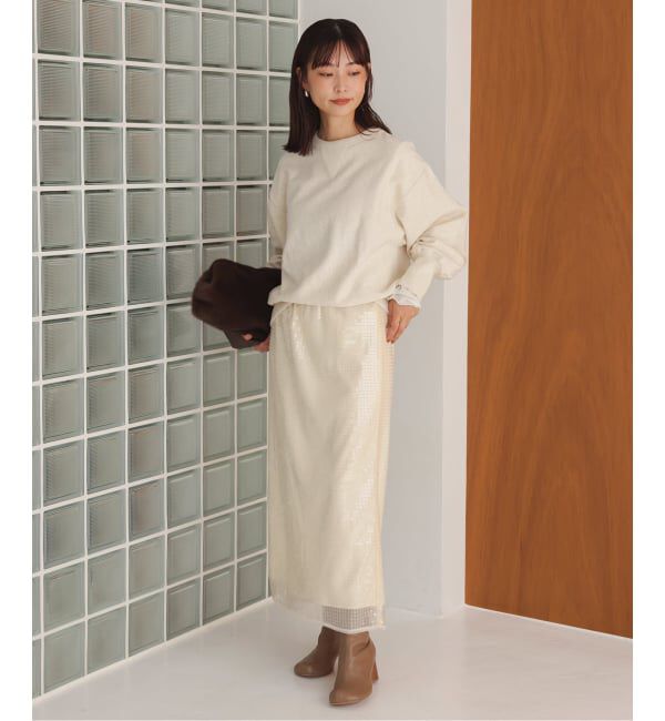 SLOBE IENA「《追加2》Champion/チャンピオン SLOBE別注 無地ガゼットスウェット」|スウェット・ジャージ|