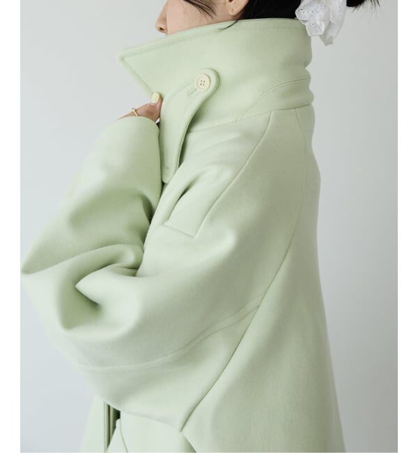 IENA LA BOUCLE「IENA LA BOUCLE ハードメルトンスタンドネックコート」|その他|