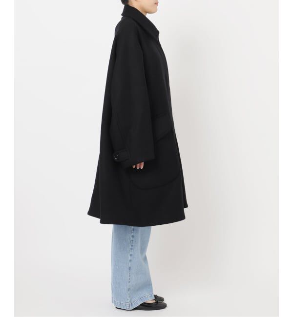 IENA LA BOUCLE「IENA LA BOUCLE ハードメルトンスタンドネックコート」|その他|