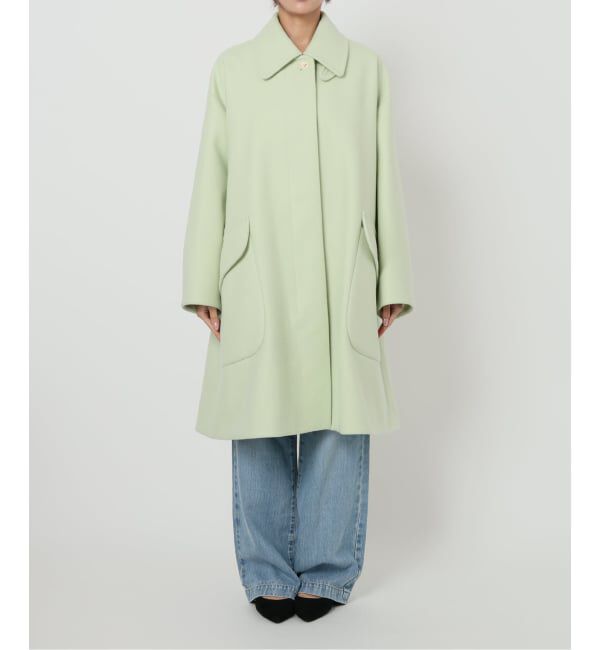 IENA LA BOUCLE「IENA LA BOUCLE ハードメルトンスタンドネックコート」|その他|