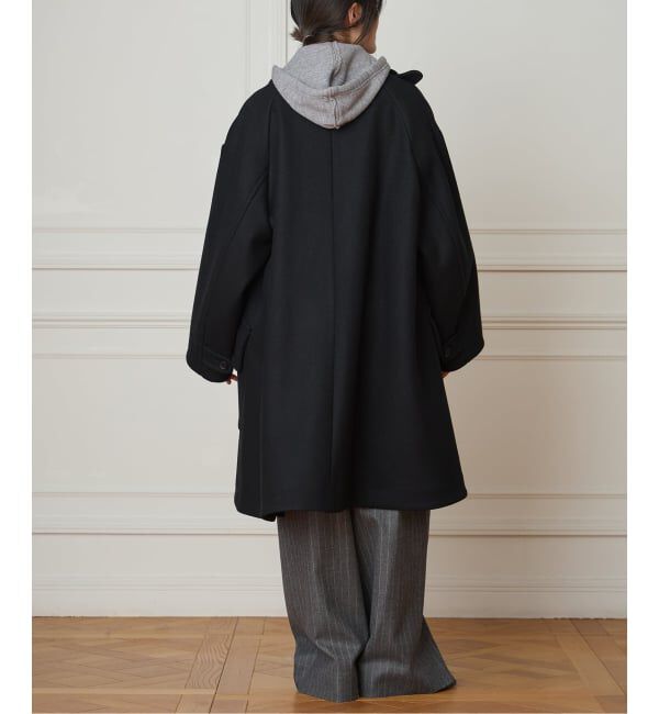 IENA LA BOUCLE「IENA LA BOUCLE ハードメルトンスタンドネックコート」|その他|