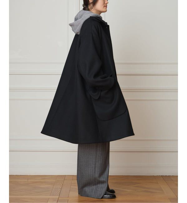 IENA LA BOUCLE「IENA LA BOUCLE ハードメルトンスタンドネックコート」|その他|