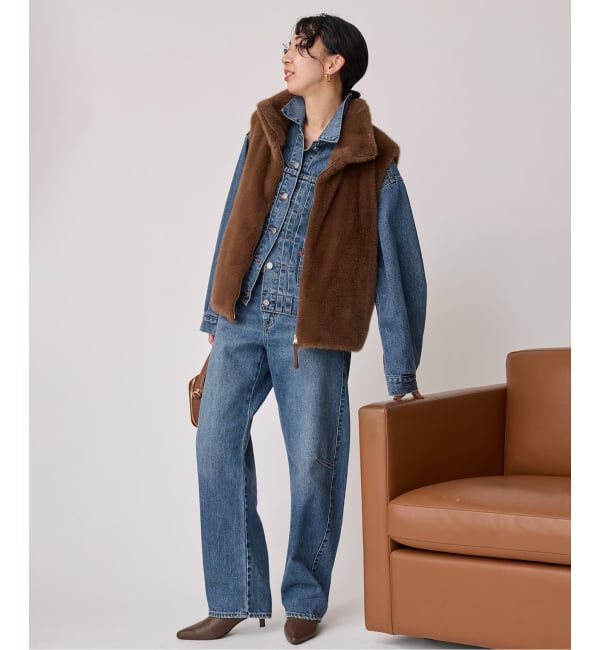 SLOBE IENA「《追加》Levi&rsquo;s/リーバイス SLOBE別注 BALLOON SLEEVE TRACKER デニムジャケット」|デニムジャケット|