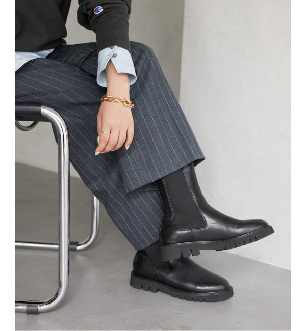 SLOBE IENA「《WEB限定/追加5》SLOBE IENA サイドゴアブーツ」|ショートブーツ|