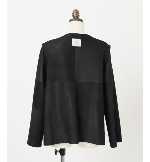 IENA LA BOUCLE「《追加予約》IENA LA BOUCLE SHEEPレザージャケット」|ノーカラージャケット|