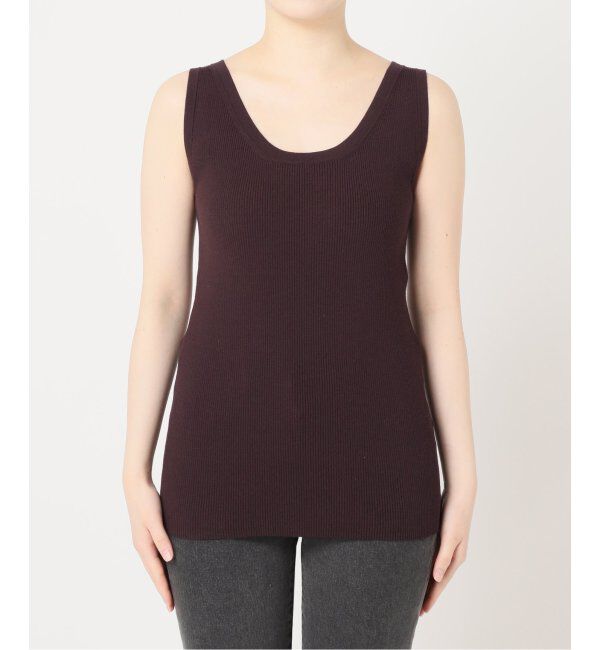JOURNAL STANDARD relume「Vis/Polyクルーネックリブタンクトップ」|タンクトップ|