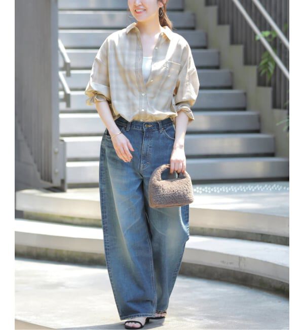 JOURNAL STANDARD relume「オーガニックコットンミックスオンブレチェック」|シャツ・ブラウス|