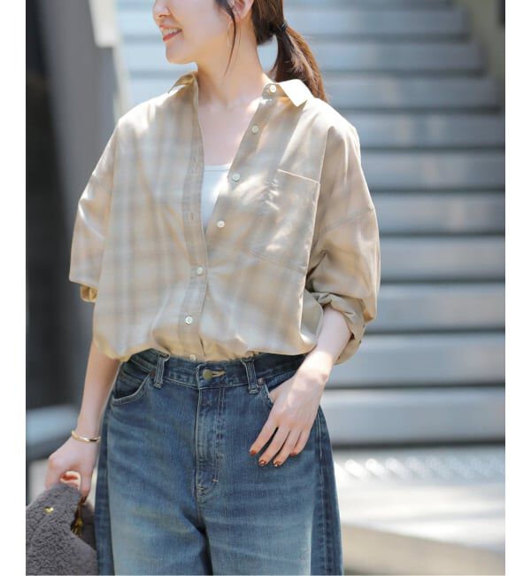 JOURNAL STANDARD relume「オーガニックコットンミックスオンブレチェック」|シャツ・ブラウス|