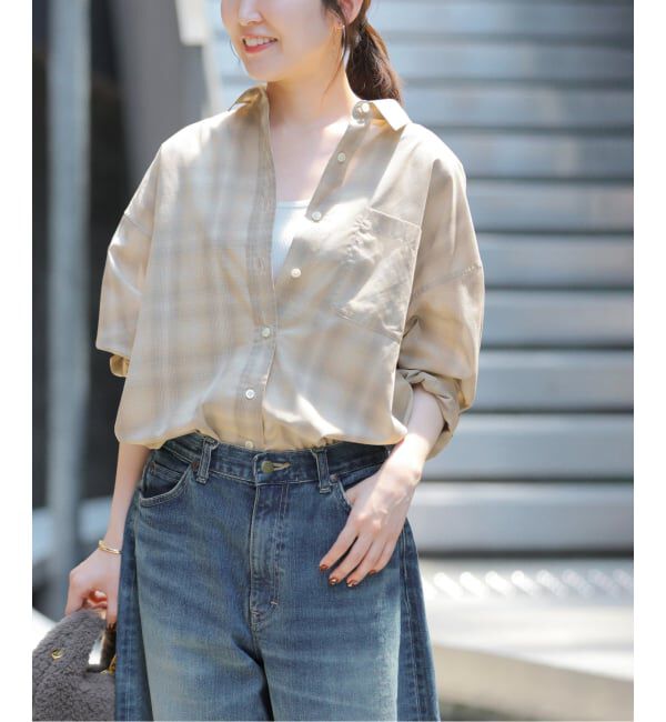 JOURNAL STANDARD relume「オーガニックコットンミックスオンブレチェック」|シャツ・ブラウス|