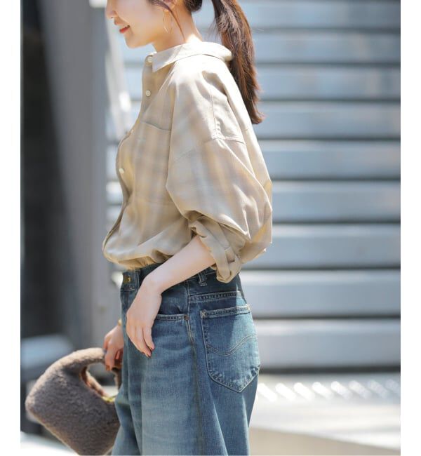 JOURNAL STANDARD relume「オーガニックコットンミックスオンブレチェック」|シャツ・ブラウス|