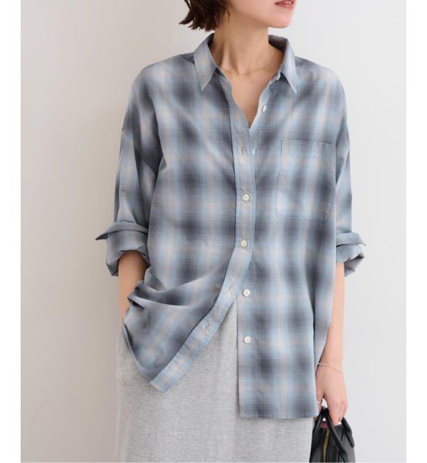 JOURNAL STANDARD relume「オーガニックコットンミックスオンブレチェック」|シャツ・ブラウス|