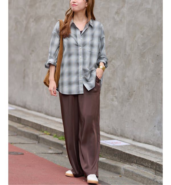 JOURNAL STANDARD relume「オーガニックコットンミックスオンブレチェック」|シャツ・ブラウス|