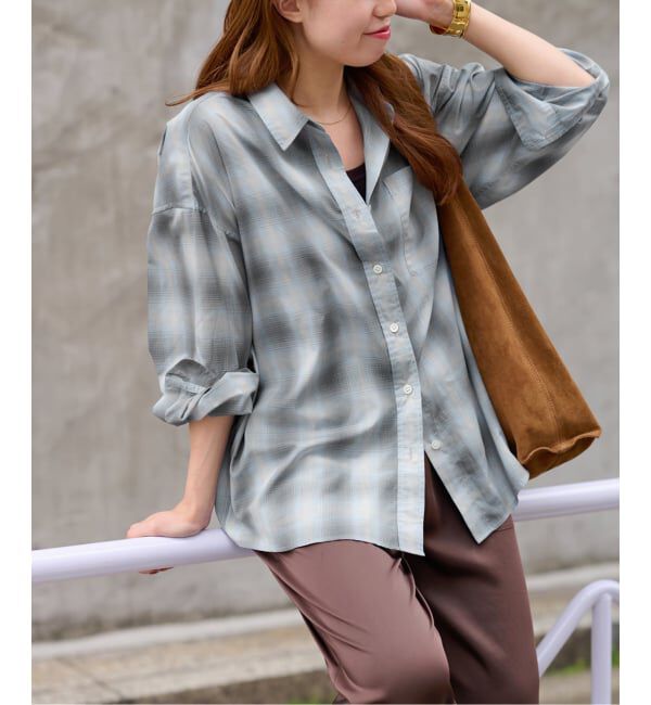 JOURNAL STANDARD relume「オーガニックコットンミックスオンブレチェック」|シャツ・ブラウス|