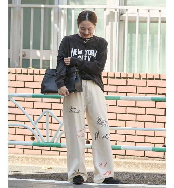 JOURNAL STANDARD「【WORN FREE / ウォーンフリー】プリントロンT」|Tシャツ・カットソー|