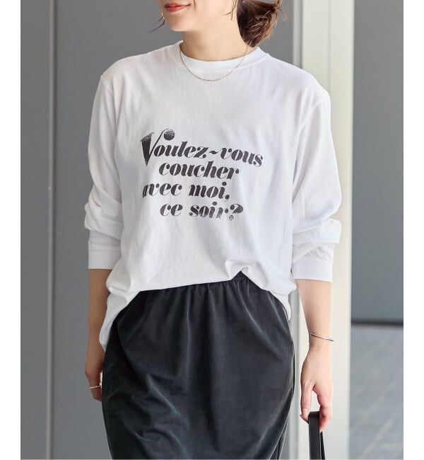 JOURNAL STANDARD「【WORN FREE / ウォーンフリー】プリントロンT」|Tシャツ・カットソー|ホワイト A