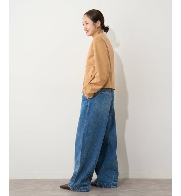 JOURNAL STANDARD「フェイクスエードノーカラージャケット」|ノーカラージャケット|