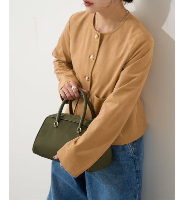 JOURNAL STANDARD「フェイクスエードノーカラージャケット」|ノーカラージャケット|