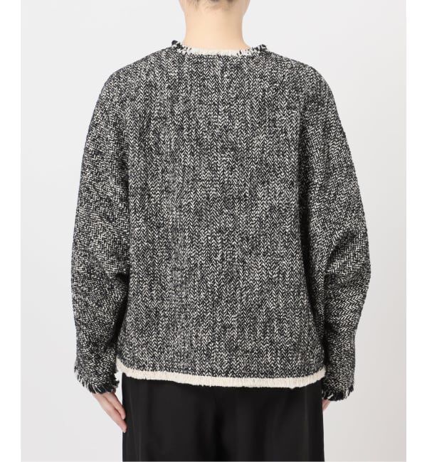 journal standard L'essage「《追加4》【SP】GIOLICATWEED ドルマンジャケット」|ノーカラージャケット|