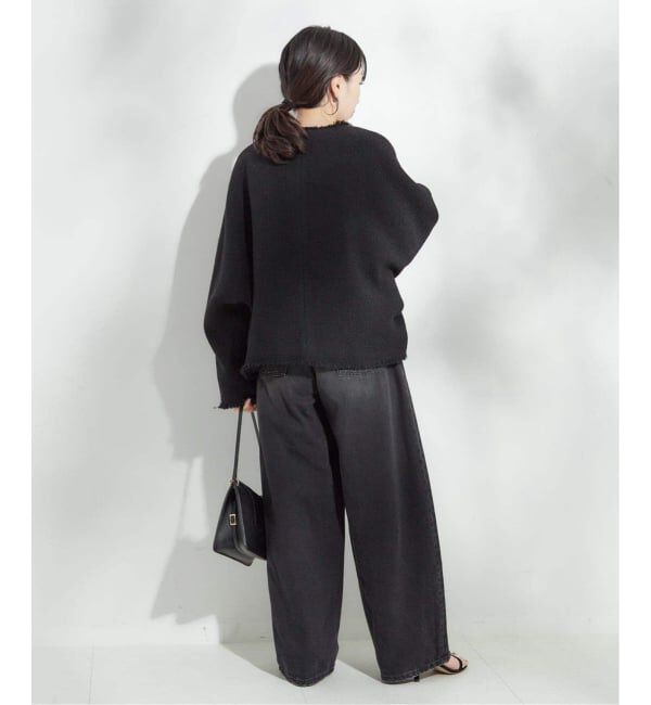 journal standard L'essage「《追加5》【金子綾さん着用】GIOLICATWEED ドルマンジャケット」|ノーカラージャケット|