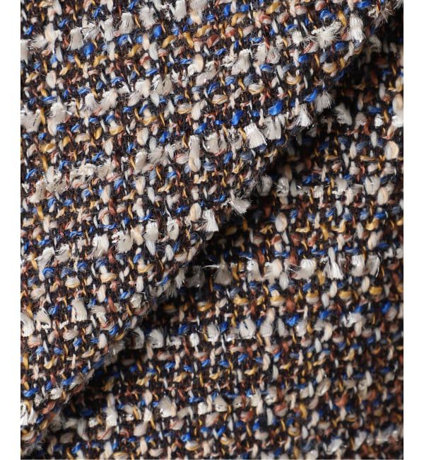 journal standard L'essage「《追加5》【金子綾さん着用】GIOLICATWEED ドルマンジャケット」|ノーカラージャケット|