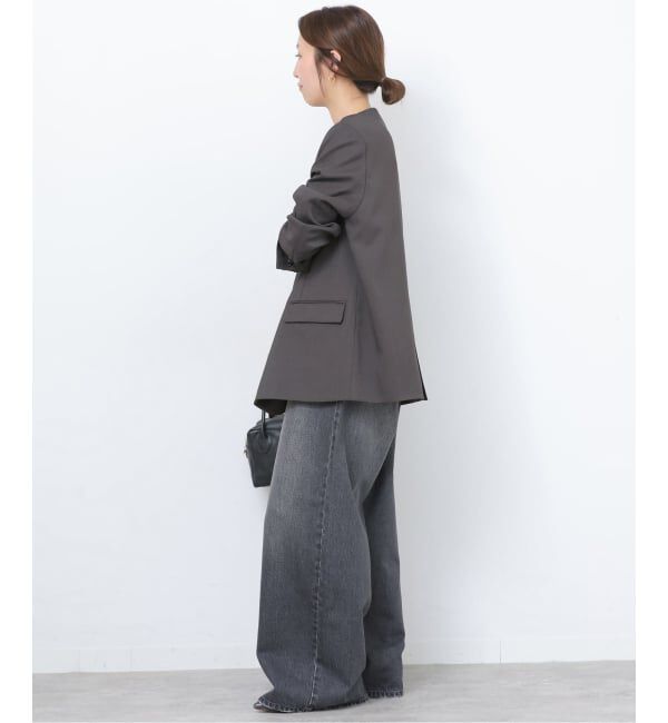 JOURNAL STANDARD relume「ダブルフロントノーカラージャケット」|ノーカラージャケット|