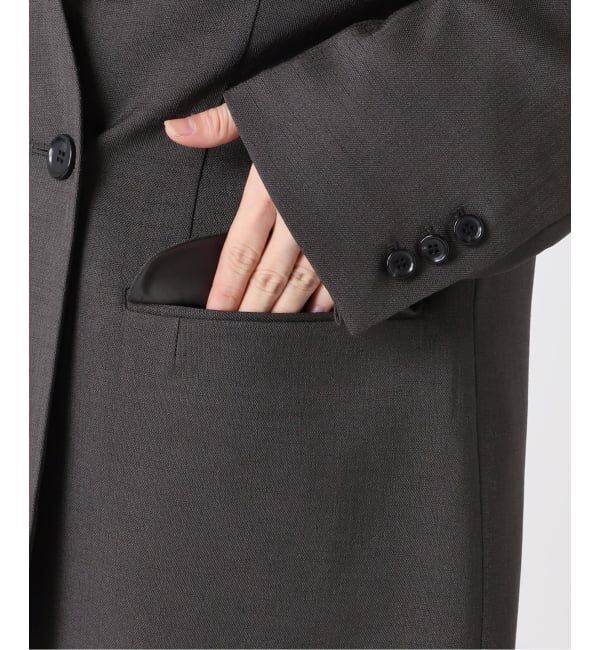 JOURNAL STANDARD relume「ダブルフロントノーカラージャケット」|ノーカラージャケット|