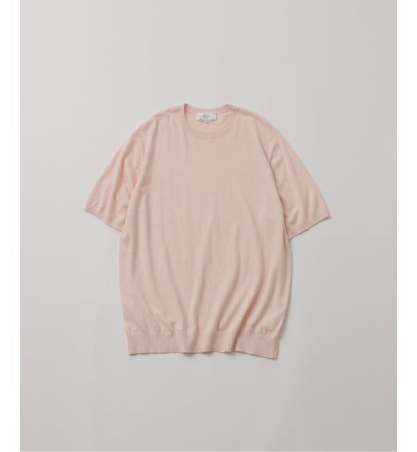 JOURNAL STANDARD「《予約》【FOLL / フォル】cotton cashmere knit tee(mix)」|Tシャツ・カットソー|ピンク