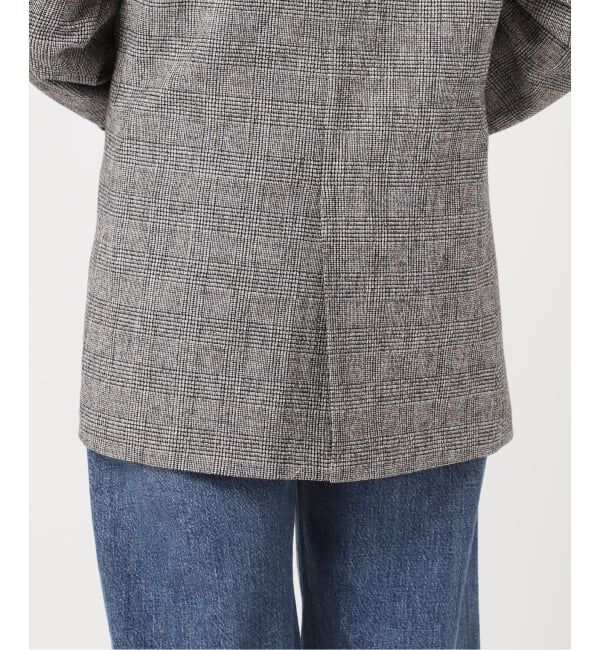 journal standard L'essage「ツイードグレンチェックジャケット」|ノーカラージャケット|