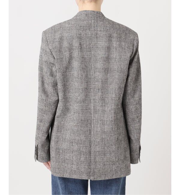 journal standard L'essage「ツイードグレンチェックジャケット」|ノーカラージャケット|