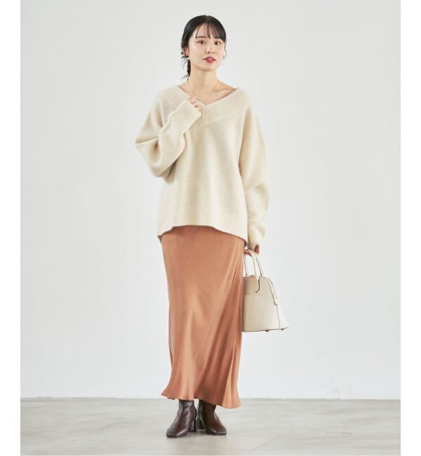NOBLE「《追加2》キュプラナローAラインスカート」|スカート|