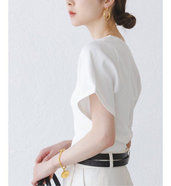 NOBLE「BY MALENE BIRGER/バイマレーネビルガー リブUネックTEE」|Tシャツ・カットソー|