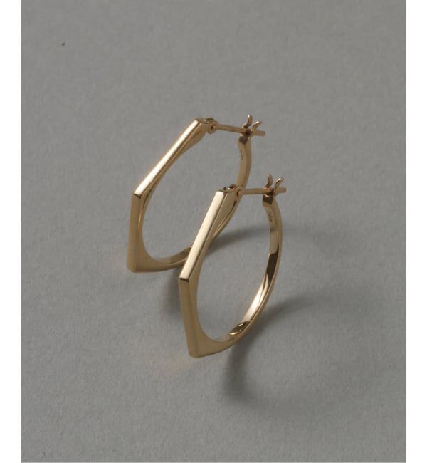 Lilas by Spick&Span「arrowライン ピアス K10(両耳)」|ピアス|ゴールド