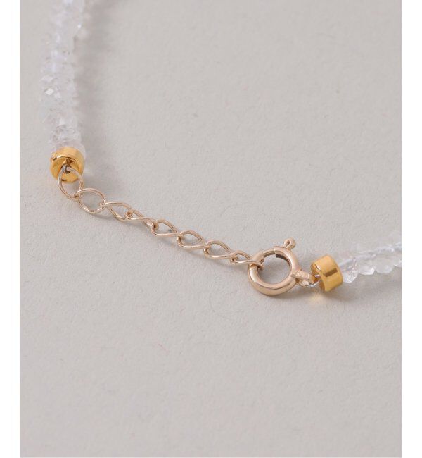 Lilas by Spick&Span「トパーズビーズチェーンモチーフブレスレット K10」|ブレスレット・バングル|