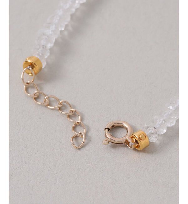 Lilas by Spick&Span「トパーズビーズチェーンモチーフブレスレット K10」|ブレスレット・バングル|