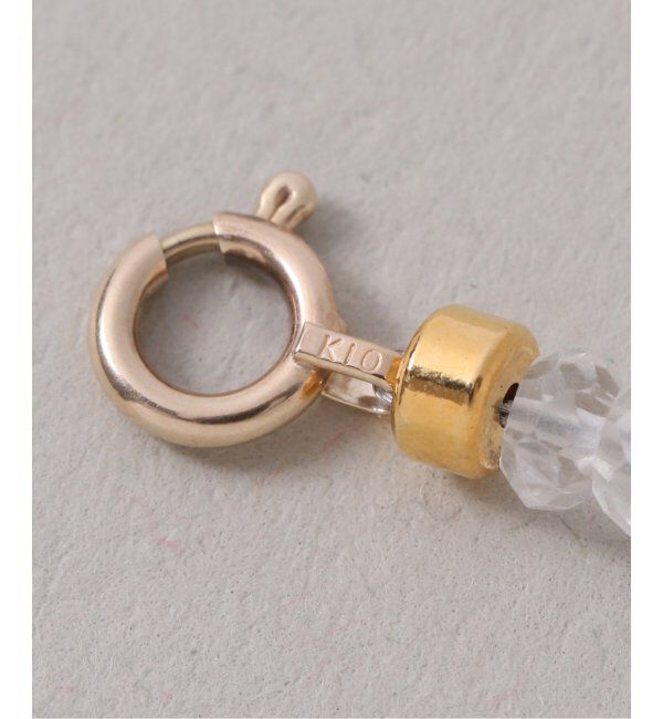 Lilas by Spick&Span「トパーズビーズチェーンモチーフブレスレット K10」|ブレスレット・バングル|