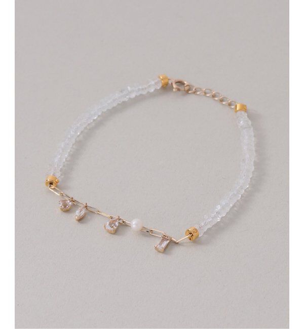 Lilas by Spick&Span「トパーズビーズチェーンモチーフブレスレット K10」|ブレスレット・バングル|