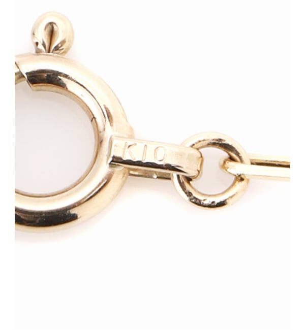 Lilas by Spick&Span「ヘキサゴンモチーフペーパークリップチェーン45cmネックレス K10」|ネックレス|