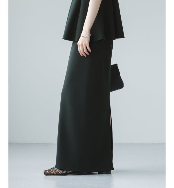 NOBLE「《追加》【洗える】コンフォートジャージーライクタイトスカート 5」|スカート|