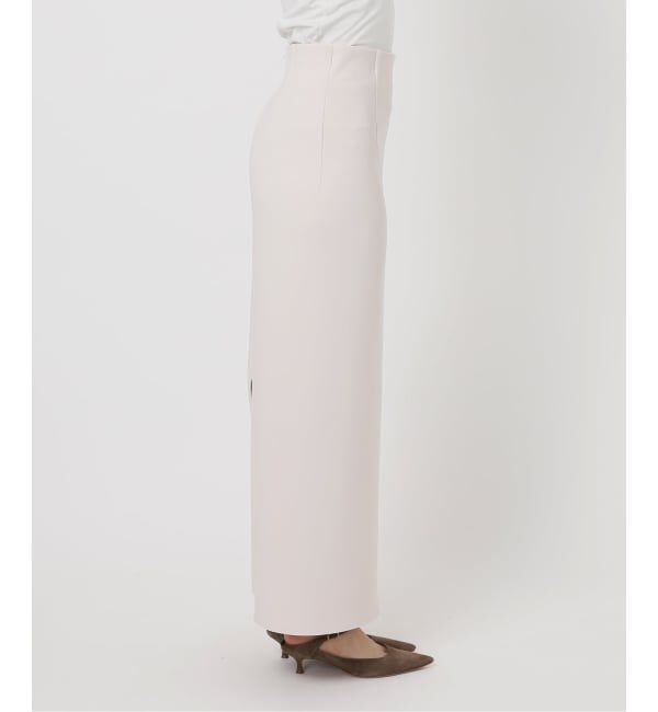 NOBLE「《追加》【洗える】コンフォートジャージーライクタイトスカート 5」|スカート|