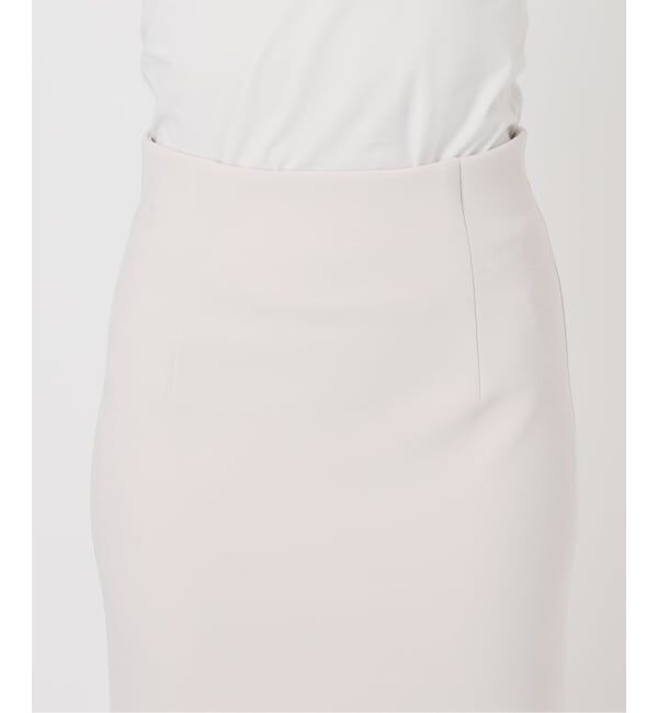 NOBLE「《追加》【洗える】コンフォートジャージーライクタイトスカート 5」|スカート|