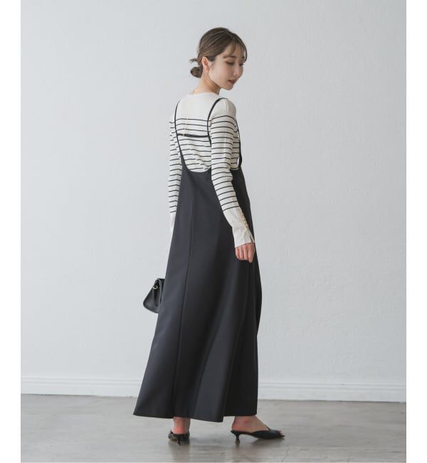 NOBLE「キャミストラップフレアスカート」|ワンピース|