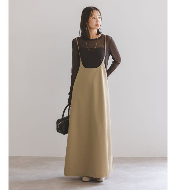 NOBLE「キャミストラップフレアスカート」|ワンピース|