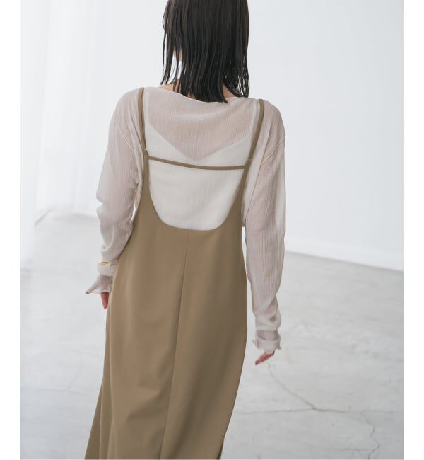 NOBLE「キャミストラップフレアスカート」|ワンピース|