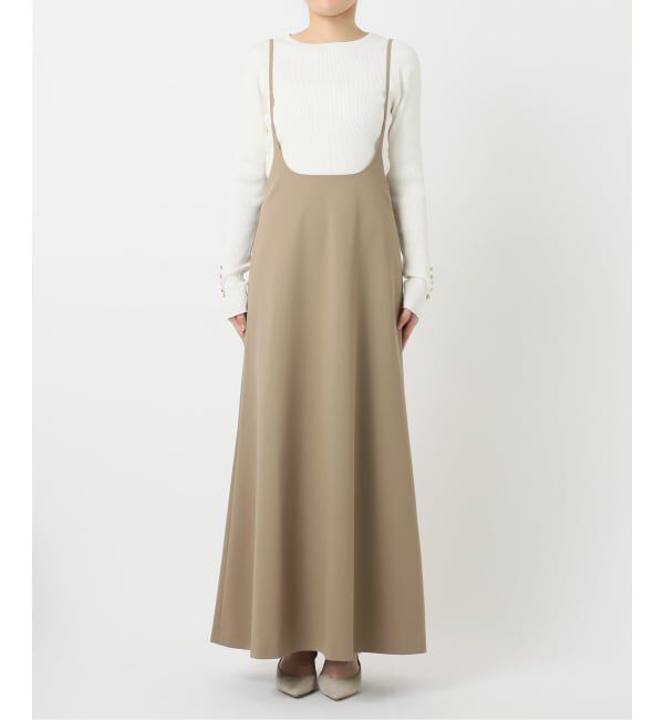 NOBLE「キャミストラップフレアスカート」|ワンピース|