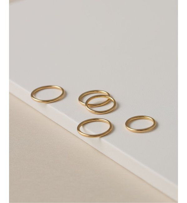 Lilas by Spick&Span「パイプピンキーリング K18」|リング|