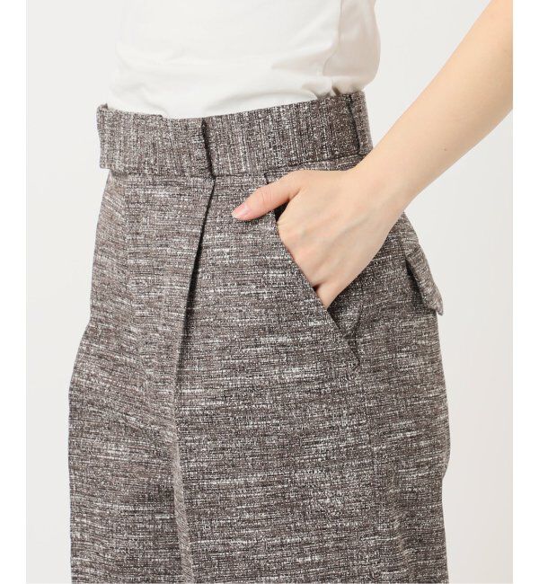 NOBLE「ライトツイードスラックスパンツ」|スラックス|