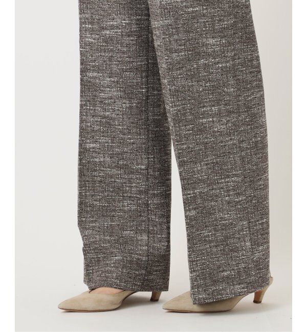 NOBLE「ライトツイードスラックスパンツ」|スラックス|