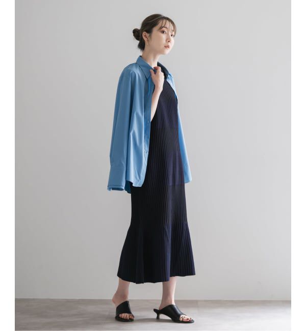 NOBLE「《WEB限定追加》【洗える】ランダムリブマーメイドニットワンピース2」|ワンピース|