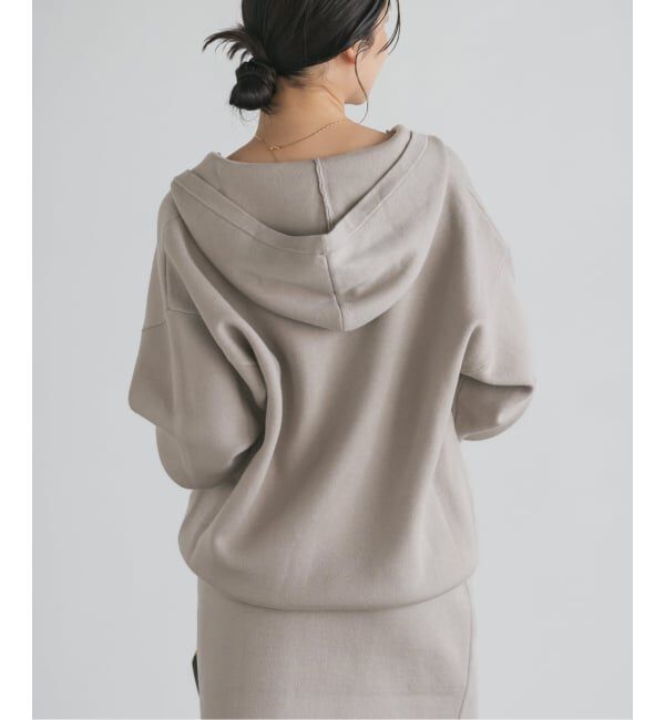 NOBLE「《追加》接結タック編みフードプルオーバー」|ニット・セーター|