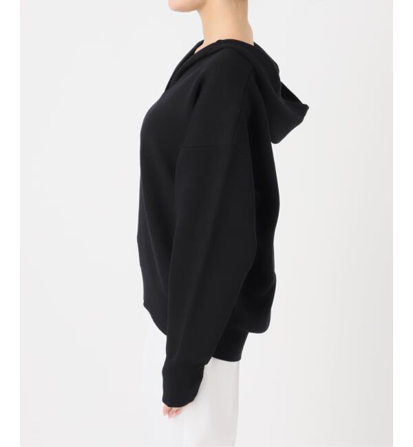 NOBLE「《追加》接結タック編みフードプルオーバー」|ニット・セーター|